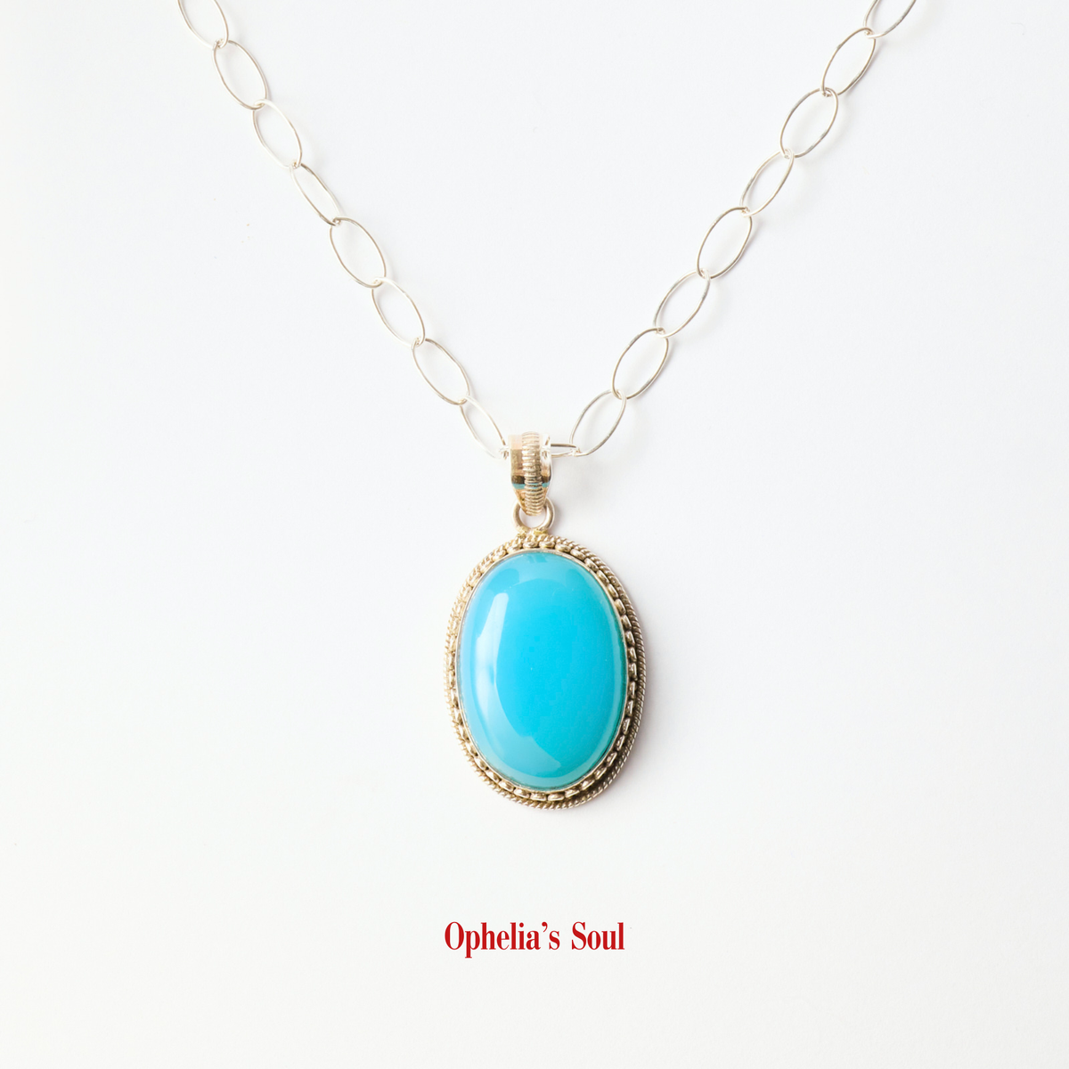 COLLAR CELESTE